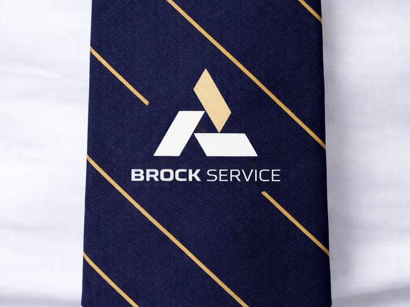 Krawatte mit Kundenlogo für Service-Teams